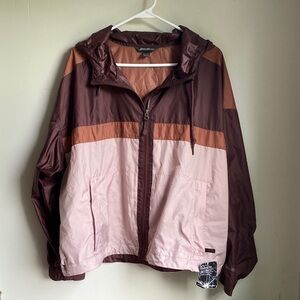 Eddie Bauer Brown and Pink Women's Jacket